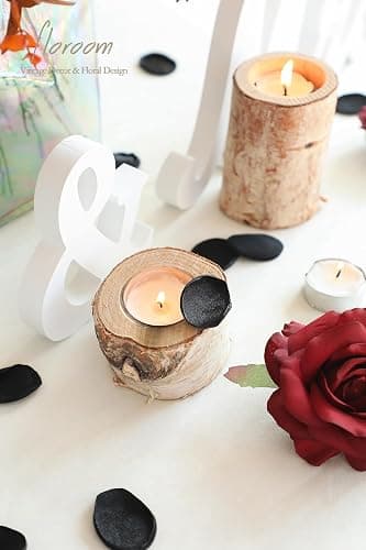 Floroom 300pcs Rose Petals Black Faux Silk Flower Petals for Wedding Flower Girl Basket Aisle Scatter Dinner Table Centerpieces Party Confetti Bridal Shower Romantic Night Decoration thumbnail 2