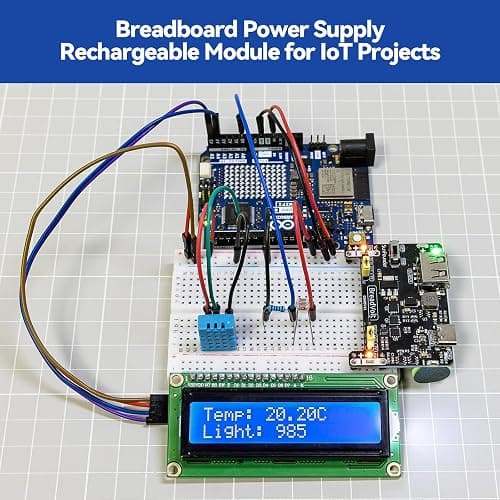 SunFounder Elite Explorer Kit with Original Arduino Uno R4 WiFi, RoHS Compliant, Bluetooth IoT ESP32 IIC LCD1602 OLED, Super Starter Kit, Online Tutorials & Video Courses for Beginners & Engineers thumbnail 7