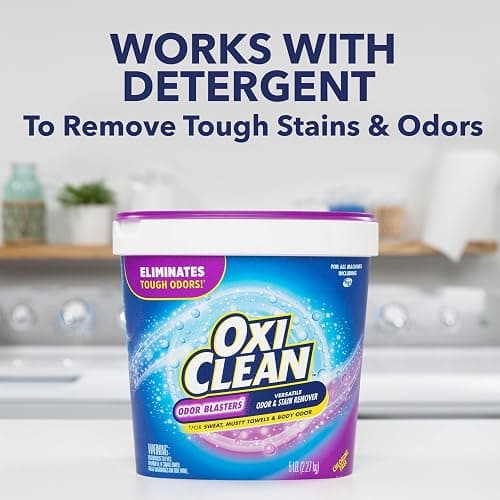 OxiClean Odor Blasters Versatile Odor and Laundry Stain Remover Powder, 3 lb thumbnail 4