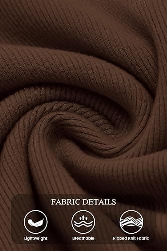 dowerme Women's Casual Mini Dress 2025 Bell Long Sleeve Boat Neck Tie Waist Bodycon Dresses Knitted Party Fall Outfits thumbnail 4