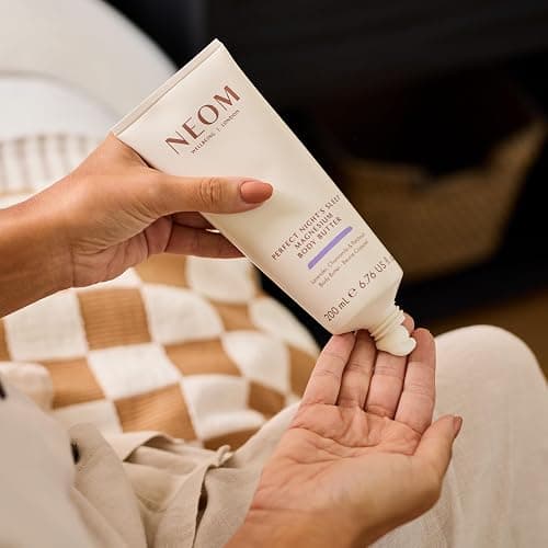Neom - Magnesium Body Butter | 6.76 Fl Oz (200ml) | Lavender, Chamomile, & Patchouli | Lotion for Sleep with Essential Oils | 100% Natural Fragrances | Nourish & Soften | Signature Sleepy Scent thumbnail 4