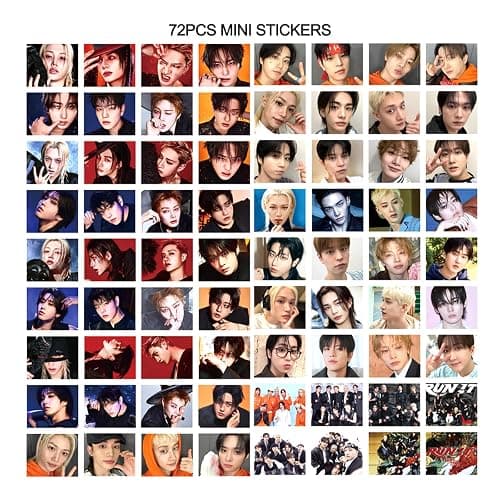 PYAJUU Stray Kids RUN IT Album Photocards 127 PCS KPOP Straykids THIS AND THAT Photo Card Set SKZ Merch Boys and Girls Greeting Card Set 55 PCS Photocard and 72 PCS Stickers thumbnail 5