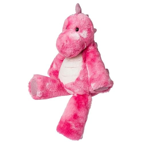 Mary Meyer Stuffed Animal Marshmallow Zoo Plush Soft Toy, 13-Inches, Cotton Candy Dino - Image 1
