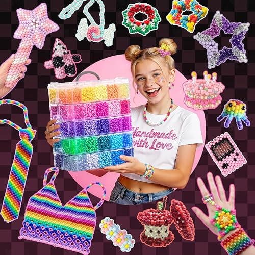 Pony bead 14,000 beads kit thumbnail 6