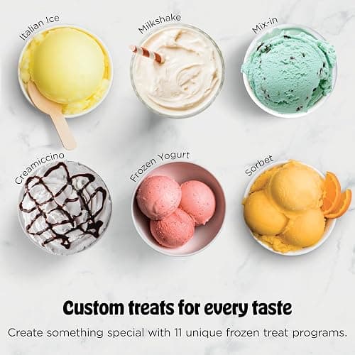 Ninja CREAMi XL Deluxe 11-in-1 Ice Cream & Frozen Treat Maker, NC501 | Ninja® CREAMi® XL Deluxe turns almost anything into ice cream, sorbet & gelato, with 24 oz. XL Tubs for the whole family. thumbnail 7