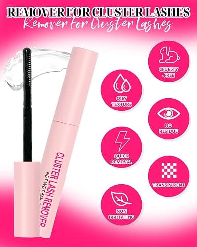 MilyBest Lash Clusters Kit 808Pcs Eyelash Clusters with Spikes and Bottom Lashes Clusters D Curl 4 Styles Lash Kit Fluffy DIY Individual Eyelashes Glue Wispy Cluster Eyelash Extensions Kit De Pestañas thumbnail 7