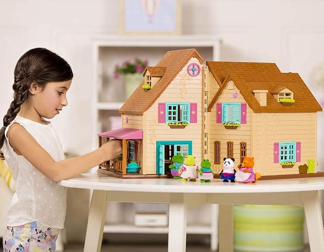Li'l Woodzeez – Honeysuckle Hillside Cottage – Toy Furniture & Accessories – Playset for Kids – Collectible Toys – 3+ Years – Charming Cottage Playset for Imaginative Play thumbnail 2