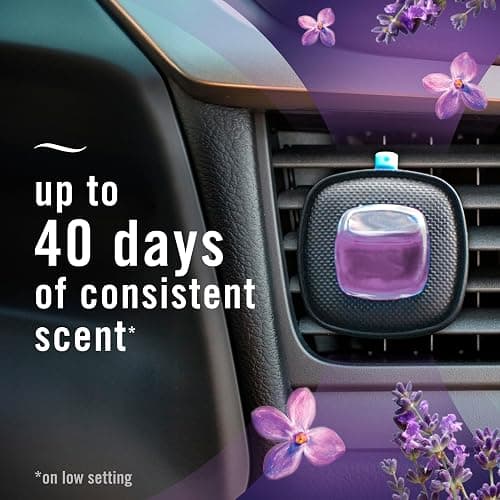 Febreze Car Vent Clip, Downy Calm Scent, 2 Count, 0.13 oz Total thumbnail 4