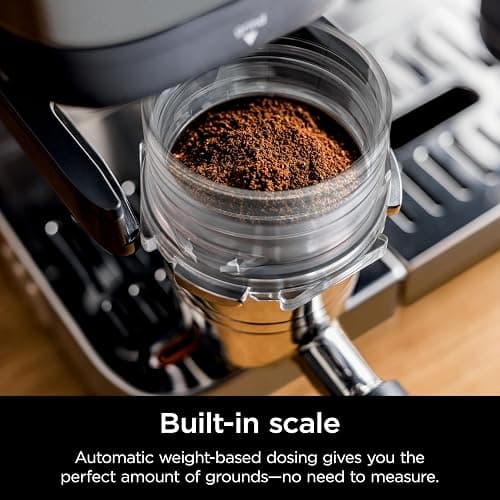 Ninja Luxe Cafe Premier Series, Espresso Machine, Drip Coffee, Rapid Cold Brew, Integrated Grinder, Hands-Free Frother, with Knock Box, Water Filter, Cleaning Tablets, Descaler, ES601GM thumbnail 7