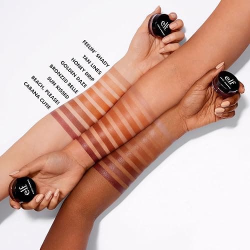 e.l.f. Putty Bronzer, Creamy & Highly Pigmented Formula, Creates a Long-Lasting Bronzed Glow, Infused with Argan Oil & Vitamin E, Honey Drip, 0.35 Oz (10g) thumbnail 6