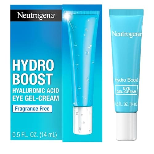 Neutrogena Hydro Boost Under Eye Cream, with Purified Hyaluronic Acid, Keeps Under Eye Area Looking Smooth & Hydrated, Fragrance Free and Non-Comedogenic, 0.5 oz - Image 1