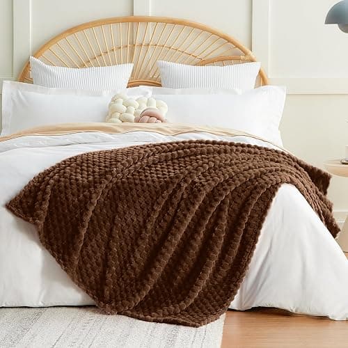 EXQ Home Turtle Shell Throw Blanket Navy Blue for Couch Gentle Soft Fleece | 3D Jacquard Texture 50"x60", Ultra-Soft Lightweight Flannel, Versatile Home Decor, All-Season Warmth, Thoughtful Gift Choice thumbnail 2