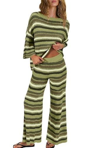 ReachMe Womens Striped Pajamas thumbnail 3