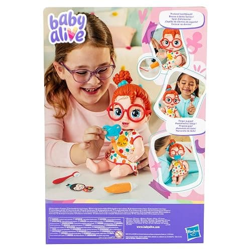 Baby Alive Lil Dreamer Dottie Doodle Sleepy Baby Doll Set, Red Hair, Fun Sleepover Theme, Preschool Toys for Girls & Boys 3 Years & Up thumbnail 12