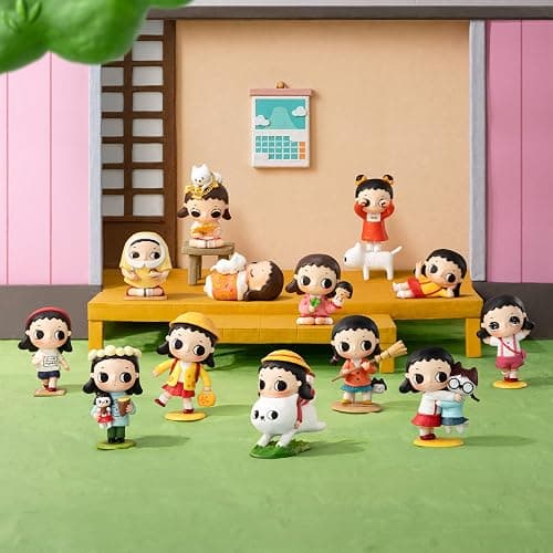 POP MART Nyota × Chibi Maruko Chan Series Blind Box Figures, Single Box | Collectible Toys, Home Decorations, Holiday Birthday Gift for Girls and Boys thumbnail 2