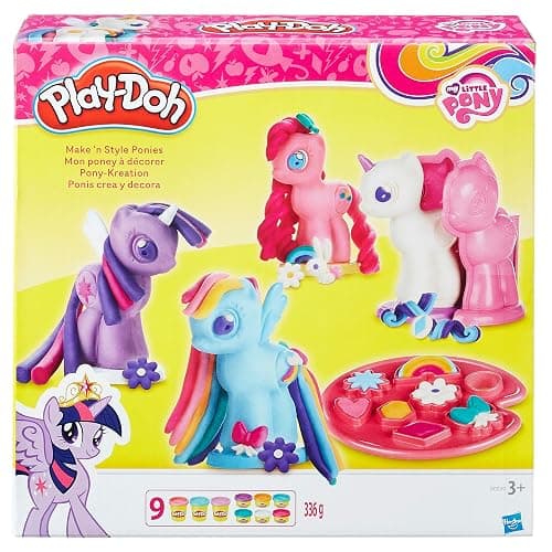 Play-Doh Make & Style Ponies Set, My Little Pony Toys and Figures, Kids Arts and Crafts Playset (Amazon Exclusive) thumbnail 3