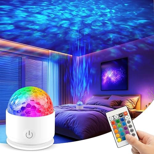 Projecteur Ciel Etoile, Projecteur Galaxie Avec Télécommande, Veilleuse Enfant Rechargeable, Projecteur Led Pour Décoration des Chambres, Enfants, Adultes - Image 1