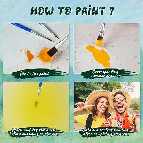 UM UPMALL Custom Paint by Numbers Kit for Adults — Personalized Paint by Numbers for Beginner, Make Your Own Picture, Customized Painting by Numbers for Friends, Family, Home Decor thumbnail 6