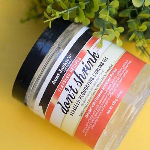 Aunt Jackie's Flaxseed Recipes Don't Shrink Elongating Hair Curling Gel for Natural Curls, Coils and Waves, Helps Prevent Dryness and Flaking, 15 oz thumbnail 7