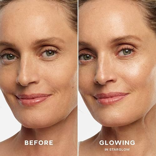 Saie Mini Glowy Super Gel Illuminating Face Makeup Primer, Starglow (.5 oz) | Multipurpose Hydrating Glow Serum Gel with Squalane Oil, Glitter-Free Liquid Highlighter, Non-Comedogenic Skincare Makeup thumbnail 2