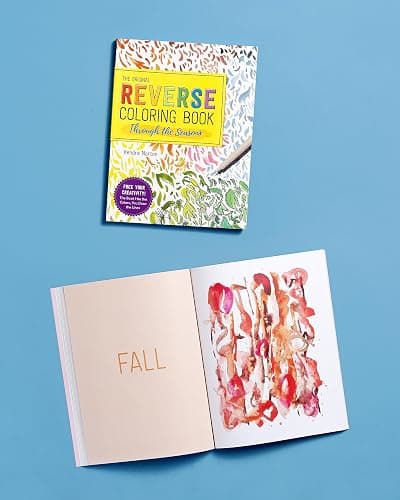 The Reverse Coloring Book™: Through the Seasons: The Book Has the Colors, You Make the Lines thumbnail 10