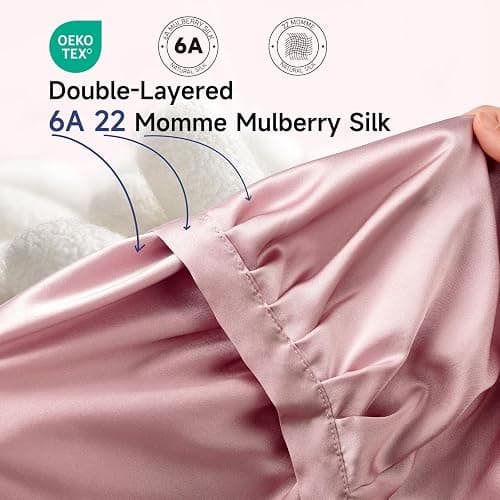 Kaome 100% Mulberry Silk Bonnet for Sleeping thumbnail 2