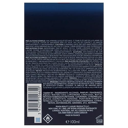 Prada Luna Rossa Ocean for Men - 3.3 oz EDT Spray thumbnail 7