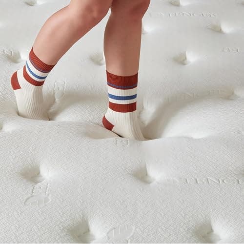 cemtip Full Size Mattress, 12 Inch Hybrid Mattress in a Box, Memory Foam and Pocket Springs, Fiberglass Free, Soft and Breathable, Medium Firm Feel thumbnail 4