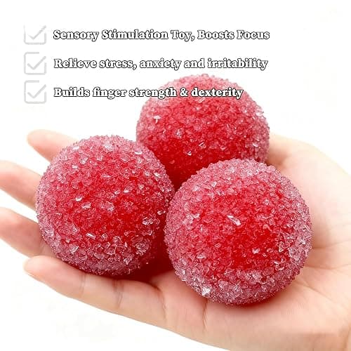 Crunchy Squishy Stress Ball, Waxberry moldable Crunchy Stress Balls,Ice Skin Fidget Sensory Toys, Satisfying Squishy Relaxing Fidget(1pcs) thumbnail 5