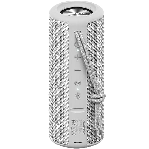 MIATONE Boombox Portable Bluetooth Speaker Wireless Outdoor Waterproof Speaker - Grey - Image 1