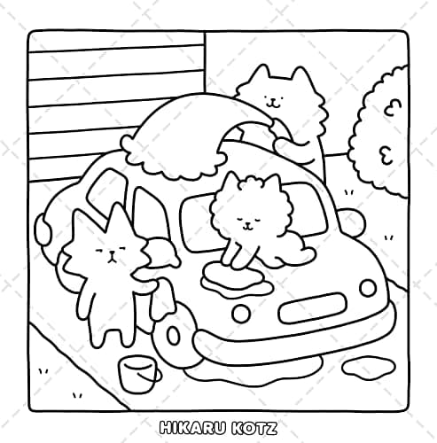 Comfy Days: Cozy and Funny Coloring Book for Adults and Teens thumbnail 9