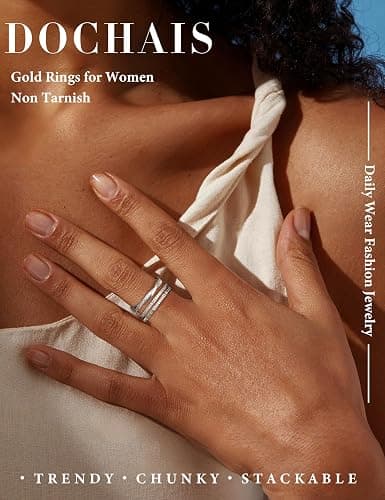 Silver Stackable Rings thumbnail 6