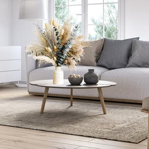 Green Pampas Grass Boho Bouquet – Exquisite Lavender and Eucalyptus Dried Flower Arrangements for Western Boho Decor – Rustic Flowers for Your Bohemian Home, Bedroom, and Wedding Table Décor thumbnail 6