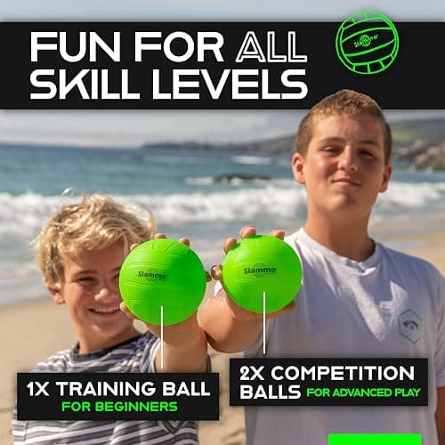 GoSports Slammo Outdoor Game Set - Perfect Holiday Gift For Teens, Kids and Family (Includes 3 Balls, Carrying Case and Rules) thumbnail 5