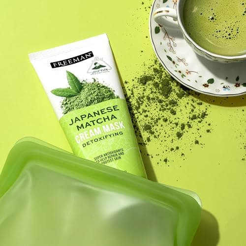Freeman Exotic Blends Detoxifying Japanese Matcha Cream Facial Mask, 6 fl.oz./ 175 mL Tube thumbnail 8