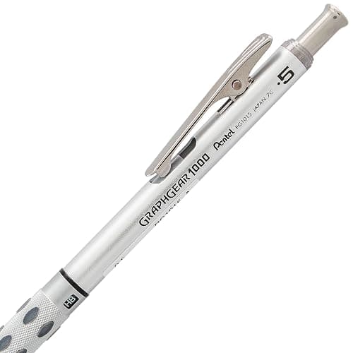Pentel GraphGear 1000 Mechanical Pencil, (0.5mm) Point Size, Black Barrel, 1 Each (PG1015A) thumbnail 6