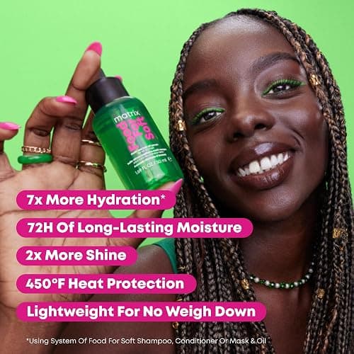 MATRIX Food For Soft Hair Serum Oil For Dry, Brittle and All Hair Types - Softens, Smooths and Adds Shine With Heat Protection, Repairing Leave In With Avocado Oil thumbnail 4