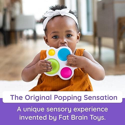 Fat Brain Toys Original Dimpl Brand Baby Toy, Sensory Toys for Babies 10 Months+, Interactive Baby Toys, Fidget Toys, 1 Piece thumbnail 4