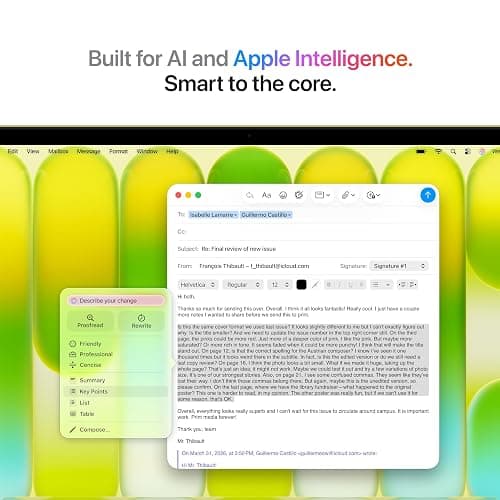 Apple 2026 MacBook Neo 13-inch Laptop with A18 Pro chip: Built for AI and Apple Intelligence, Liquid Retina Display, 8GB Unified Memory, 512GB SSD Storage, 1080p FaceTime HD Camera, Touch ID; Citrus thumbnail 4
