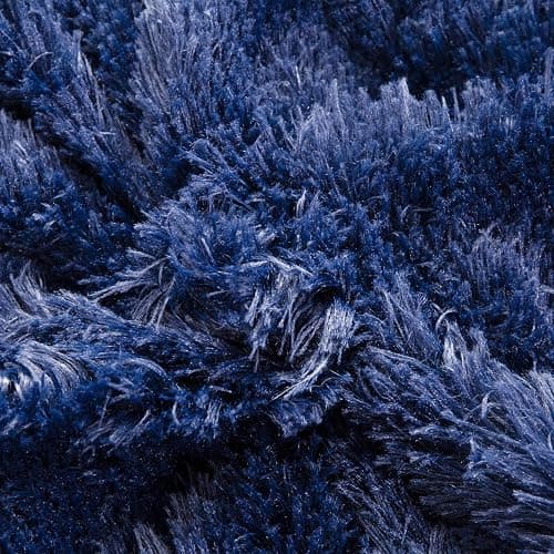 YUSOKI Long Faux Fur Twin Size Blanket,2 Layers,3.4lb for Bed Couch Home Décor Gifts Men (Navy Blue,60" x 80") thumbnail 9