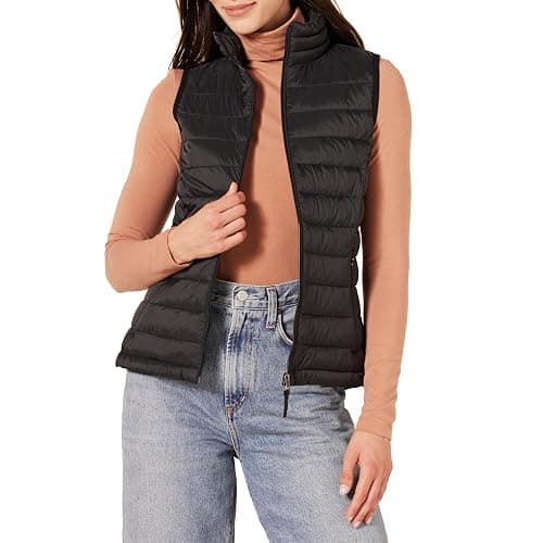 Amazon Essentials Women's Lightweight Water-Resistant Packable Puffer Vest - Image 1