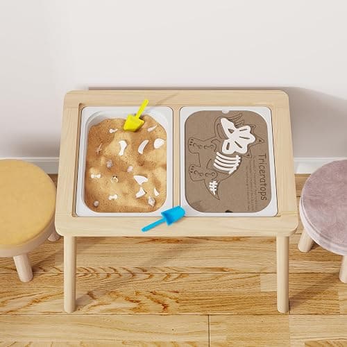 Ogears Sensory Table Flisat Trofast Inserts Dinosaurs Puzzle Set of 3 Pieces thumbnail 2