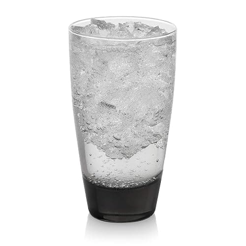 Libbey Classic Rocks and Tumbler Glasses Set of 16, Smoke Hue, Lead-Free Water Glasses, Dishwasher Safe Drinking Glasses Set thumbnail 7