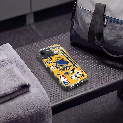 Head Case Designs Officially Licensed NBA Sticker Collage Golden State Warriors Gel Case [Military Grade Protection] Compatible with Apple iPhone 15 and Compatible with MagSafe thumbnail 7