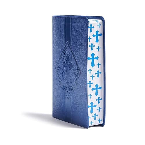 KJV Kids Bible, Royal Blue LeatherTouch, KJV Holy Bible, Red Letter, Presentation Page, Study Helps for Children, Full-Color Inserts and Maps, Easy-to-Read Bible MCM Type thumbnail 3