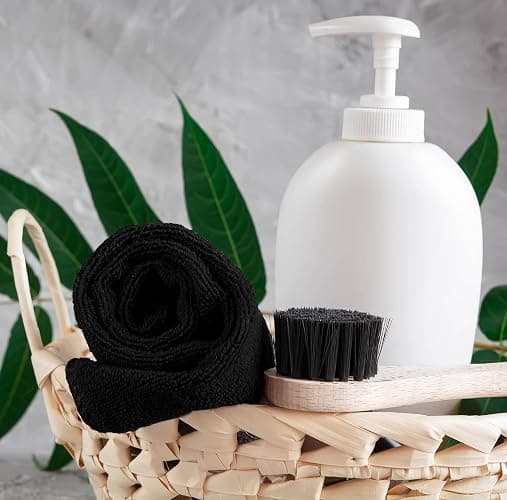 Barber Towels Black Salon Towels For Hair Stylist - Pack of 24, Not Bleach Proof, 16 by 27 Inches, Cosmetology Towel, Absorbent Cotton Hair Towel for Women, Men, Beauty, Spa and Home Hair Care thumbnail 2