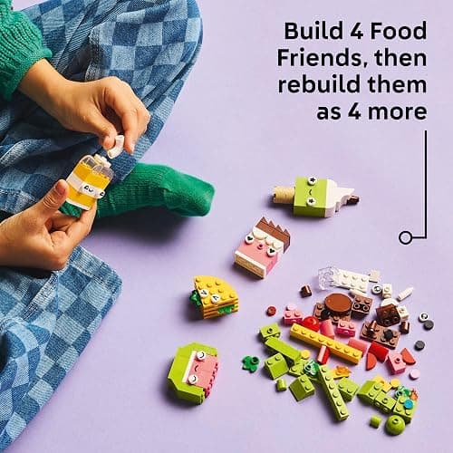 LEGO Classic Creative Food Friends Building Toy Set - Pretend Play Food for Kids, Boys and Girls, Ages 4+ - Learning and Educational Toy for Preschool - Gift Idea for Birthdays - 11039 thumbnail 2