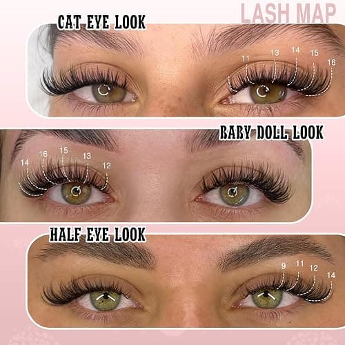 Goddvenus Lash Clusters Kit Wispy Lash Extension Kit Waterproof Lashes Clusters DIY Eyelash Clusters Kit with Natural Individual Eyelashes, Lashes Glue Bond and Seal and Lash Tweezers (D Curl 192pcs) thumbnail 6
