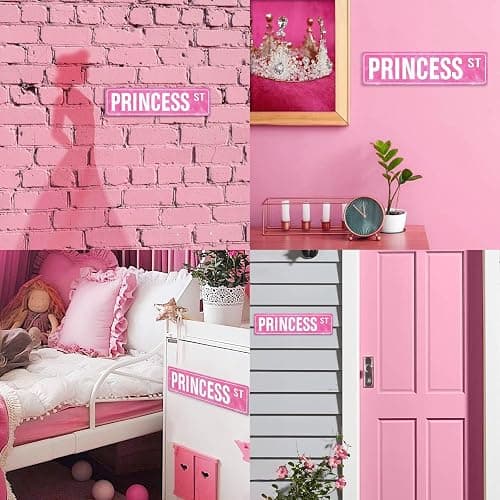 Cute Princess Pink Room Decor Y2K Wall Sign for Teen Girls Cubicle Accessories Aesthetic Posters Dorm Bedroom Decoration, Kawaii, Birthday, Christmas Gifts thumbnail 6