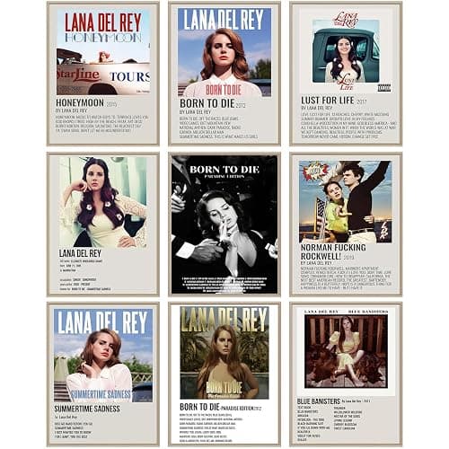 Lana Del Rey Poster, Album Cover Limited Edition Posters, Music Posters, Lana Del Rey Gifts Merch, Christmas Gifts for Music Lovers - Image 1
